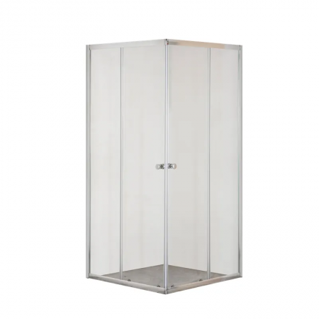 Душова кабіна CUBIC-SC01-TR/90x90x185/без піддону/прозоре скло 4мм/CHROME (MI6906)